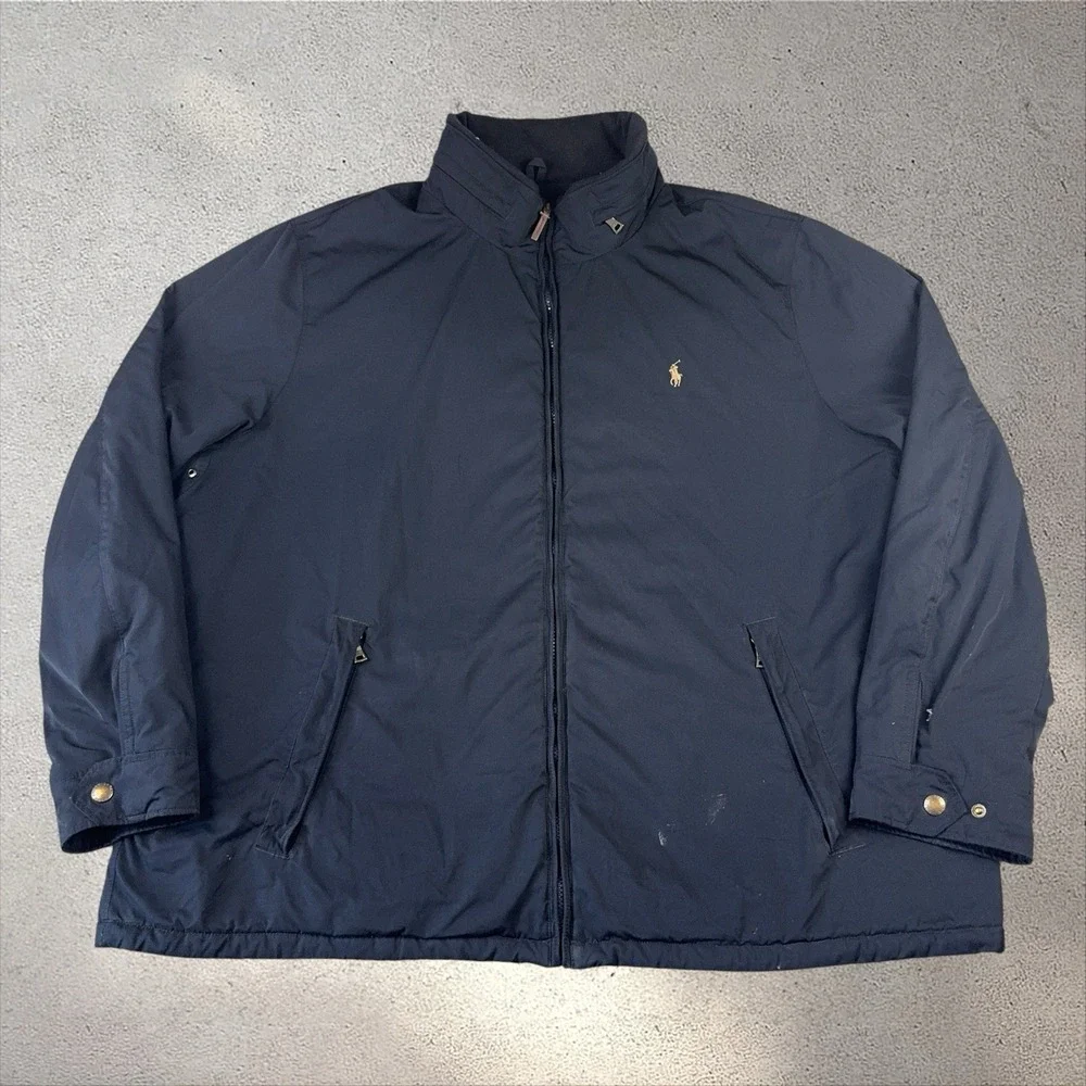 Polo Ralph Lauren Harringtons Puffer Jacket 3XB Fleece Lined Packable Hood